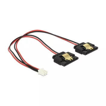 Vidinis maitinimo laidas DeLOCK 85249 0,2 m Molex į 2 x SATA