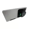 Dvigubas valdymo skydelis Shelly Wall Display X2 WiFi/BLU (sidabrinis) + BLU H&T