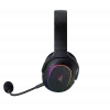 Razer Barracuda X Chroma belaidės ausinės ant ausų juodos