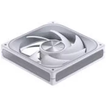 140 mm Jonsbo ZA-140W PWM ARGB korpuso ventiliatorius baltas, Infinity Mirror