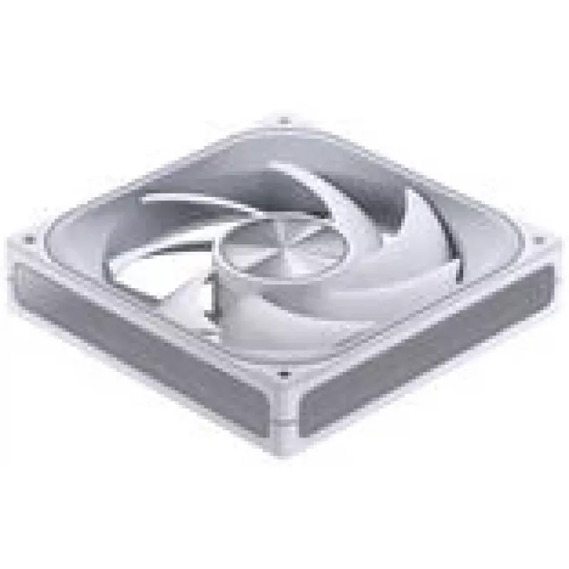 140 mm Jonsbo ZA-140W PWM ARGB korpuso ventiliatorius baltas, Infinity Mirror