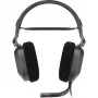 Ausinės CORSAIR HS80 RGB USB Carbon