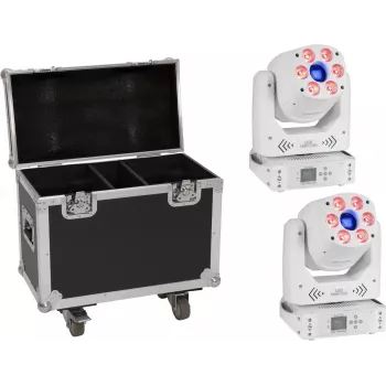 Judantis prožektorius EUROLITE TMH-H90 2x COB LED, hibridinis prožektorius ir užpildas