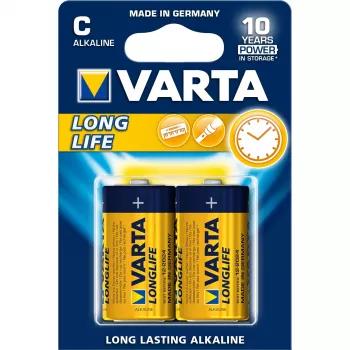 Vienkartinė baterija Varta 4114 C šarminė