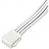 Prailginimo laidas maitinimo šaltiniui SILVERSTONE PCIe 8 kontaktų SST-PP07E-PCI8W-V2 30 cm baltas