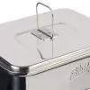 ESBIT CS1100ST – Virimo rinkinys kepimui lauke, aliuminis ir nerūdijantis plienas, 1,1 L, 659 g, Juoda/Sidabrinė