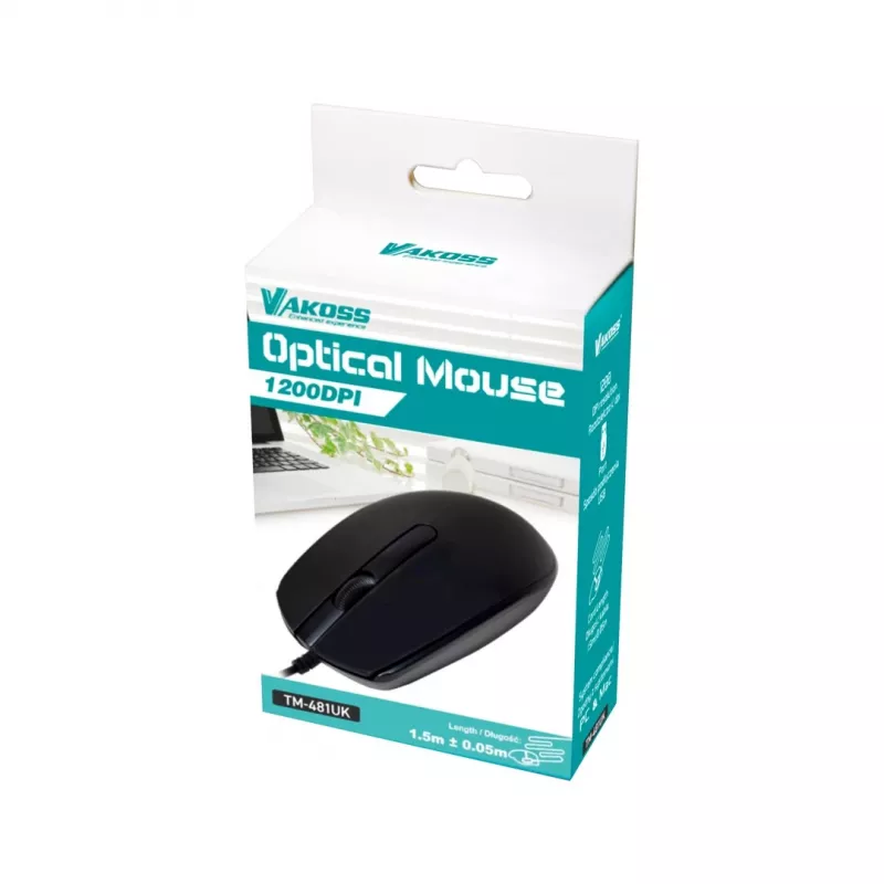 Vakoss TM-481UK pelė USB Type-A optinė 1200 DPI