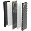 Radiatorius M.2 SSD Jonsbo M.2-3 GREY juodai pilkas 24,4mm 73mm 9,6mm