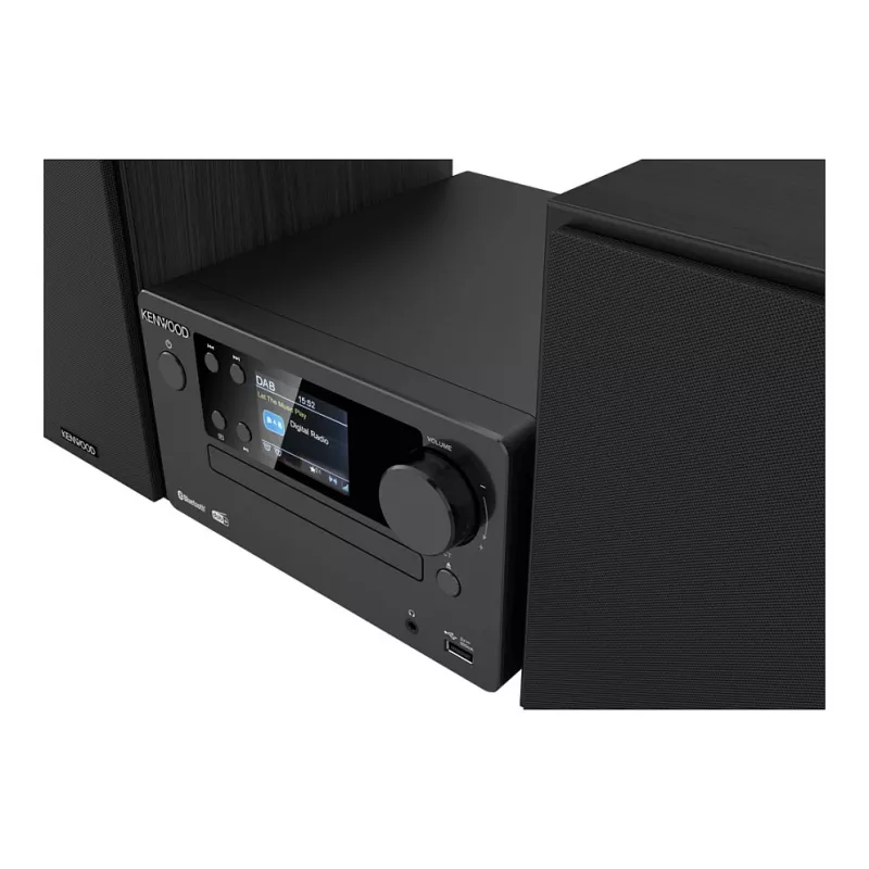 Kenwood M-725DAB-B namų garso mikro sistema, 25 W, juoda (M725DABB)