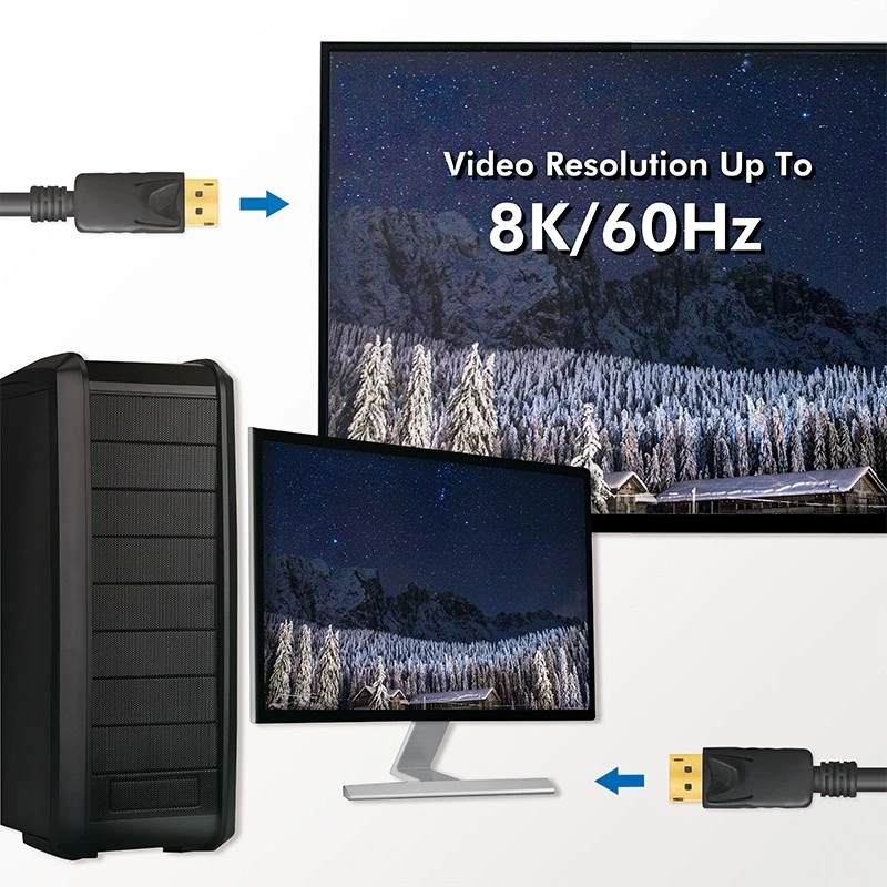 DisplayPort kabelis LogiLink CV0139 5 m Juodas