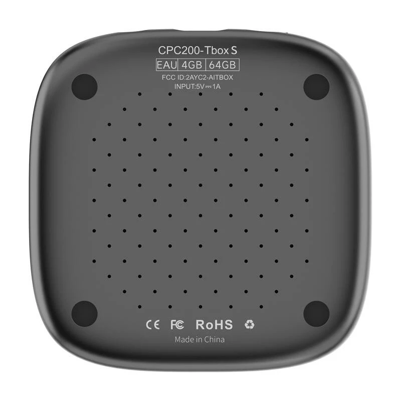 Belaidis adapteris Carlinkit CPC200-Tbox S, skirtas belaidžiam Apple CarPlay ir Android Auto ryšiui