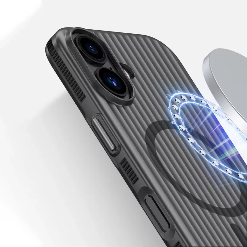 Dėklas 4smarts 541639 iPhone 17 16 cm (6,3 colio) Juodas Peršviečiamas