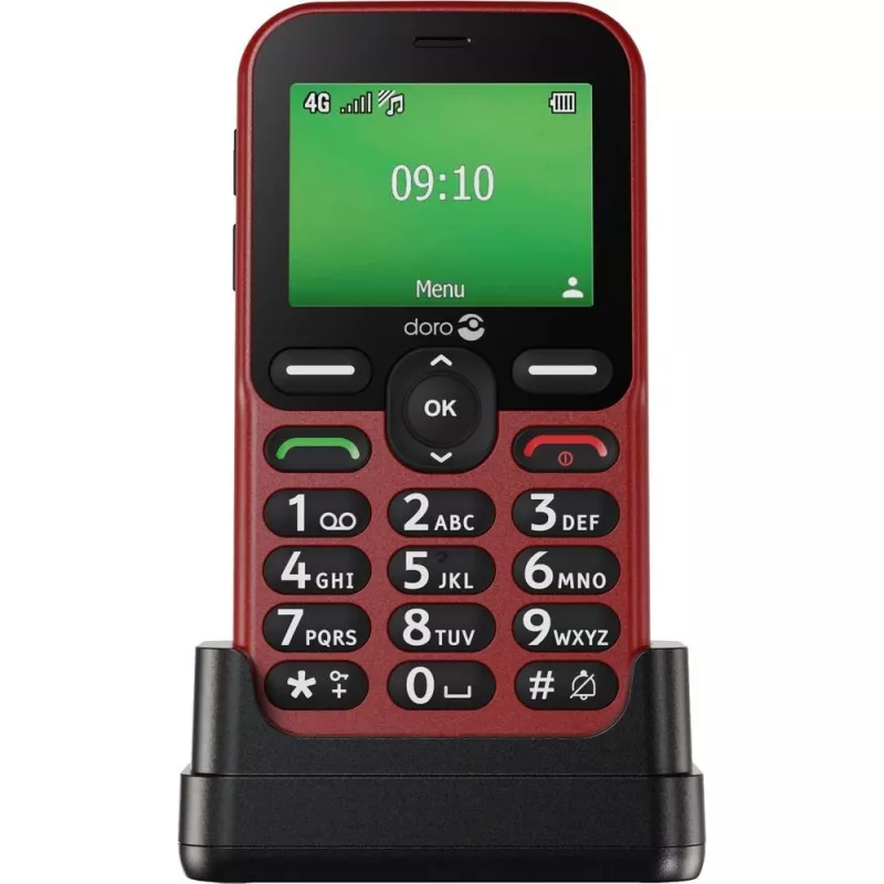 Mobilusis telefonas Doro Leva E10 2,4 colio raudonas