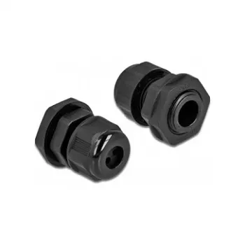 Kabelio įvadas DeLOCK 60373 Juodas Plastikinis 2 vnt.