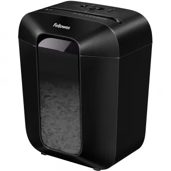 Fellowes Powershred LX50 popieriaus smulkintuvas, smulkinimas į daleles, juodos spalvos