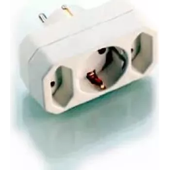 Kištukinis lizdas e+p EA 9 Power Extension 3 White