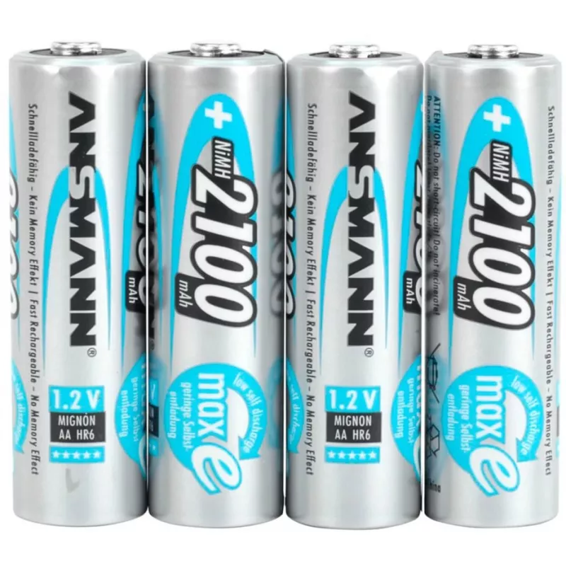 Ansmann maxE įkraunama NiMH baterija Mignon AA 2100 mAh 4 vnt. 5035052