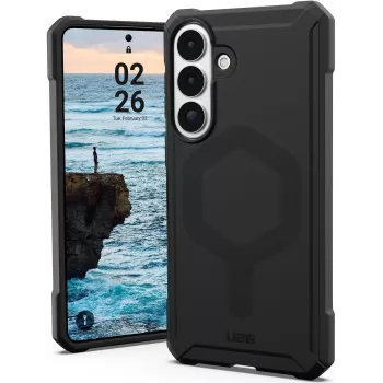 UAG Urban Armor Gear Essential Armor dėklas su magnetiniu moduliu, skirtas Samsung Galaxy S26+, juodos spalvos, 214533114040