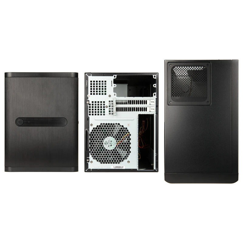 Korpusas SilverStone SST-DS380B Mini-ITX juodas