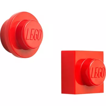 Magnetų rinkinys Room Copenhagen 40101730 (raudona) – dekoratyviniai LEGO stiliaus magnetai