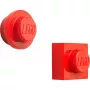Magnetų rinkinys Room Copenhagen 40101730 (raudona) – dekoratyviniai LEGO stiliaus magnetai