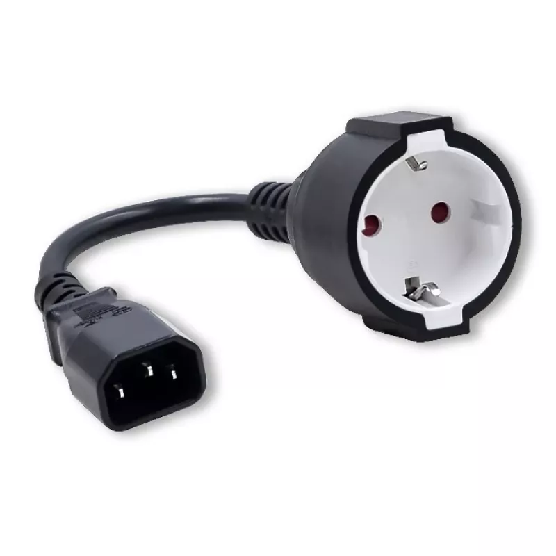 Maitinimo adapteris QOLTEC 53906 IEC 320 C14 į SCHUKO 16A 250V