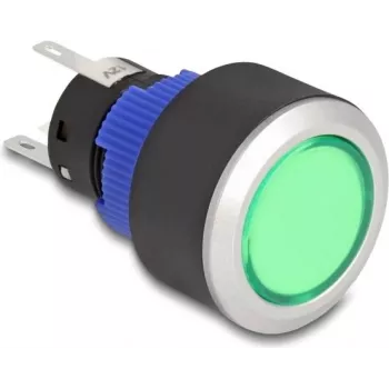 Mygtukas DELOCK 22048 22 mm, montuojamas į skydelį, 5 lituojami kontaktai
