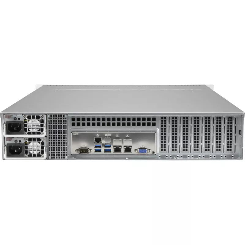 Supermicro SC825 BTQC-R1K23LPB – stovo korpusas – 2U – patobulintas ATX – SATA/SAS – karštai keičiamas – 1200 W – juodas