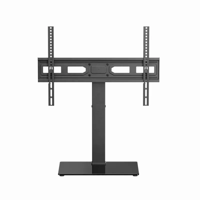 Grindinis TV stovas GEMBIRD TVS-D75S-01 37–75 colių, plieninis, reguliuojamas aukštis ir pakreipimas, VESA 75x75–600x400, 40 kg