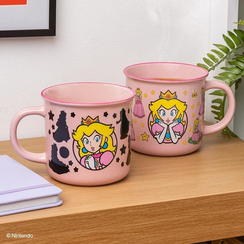 Keraminis terminis puodelis Paladone Super Mario Princess Peach – 300 ml