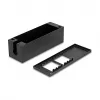 Paskirstymo dėžutė DeLOCK Easy 45 moduliams, metalinė, juoda, 4×22,5×45 mm arba 2×45×45 mm