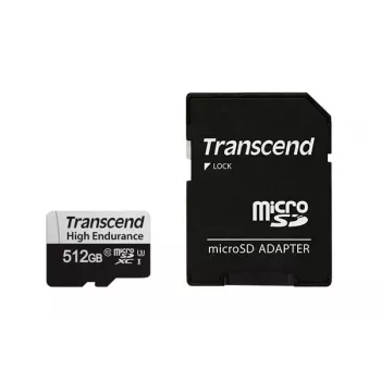 MicroSDXC atminties kortelė Transcend 512GB UHS-I Class 10 USD350V