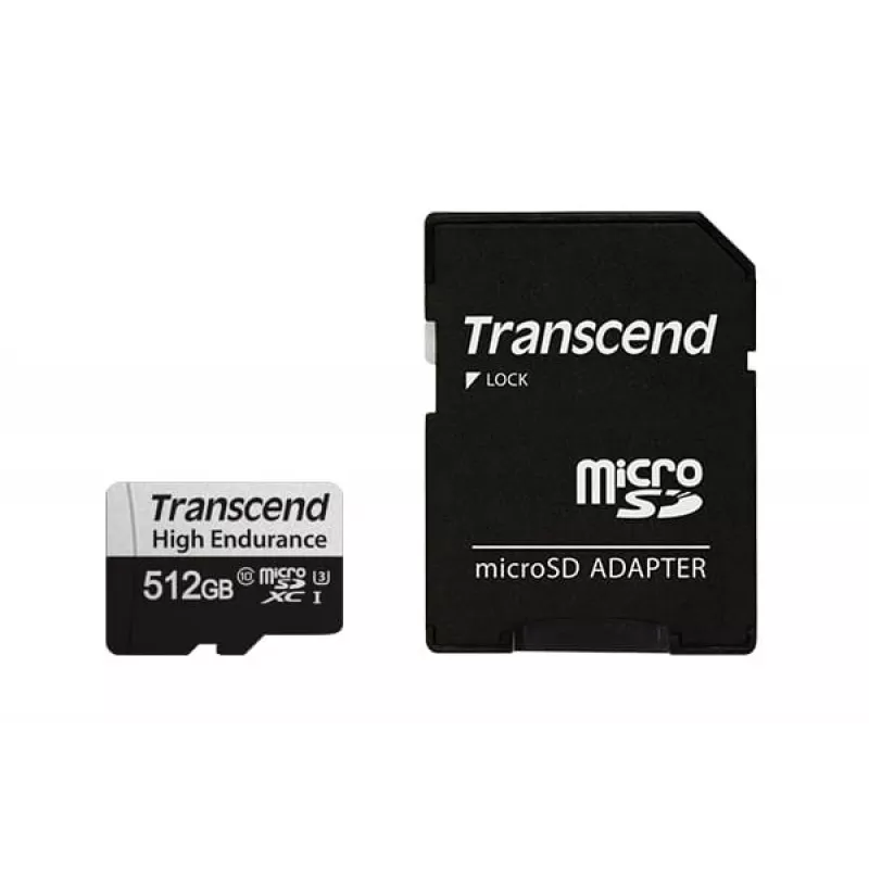 MicroSDXC atminties kortelė Transcend 512GB UHS-I Class 10 USD350V