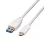 VALUE USB 3.0 laidas (vyriškas) į USB Type C (vyriškas) - 5 V - 900 mA - 50 cm - Baltas (11.99.9010)