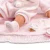 Llorens verkianti lėlė Iš rožių pagaminta 38938, 38 cm tikroviškas kūdikis