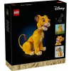 LEGO Disney Jaunasis Simba Liūtas Karalius Kolekcinis Gyvūno Figūrėlės Konstruktorius Suaugusiems, Namų ar Biuro Dekoro Nostalgiška Dovana