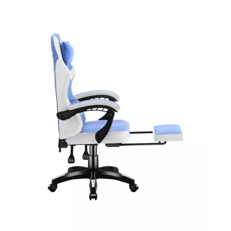 Žaidimų kėdė huzaro Force 3.7 Mėlyna – ergonomiškas dizainas, reguliuojamas aukštis
