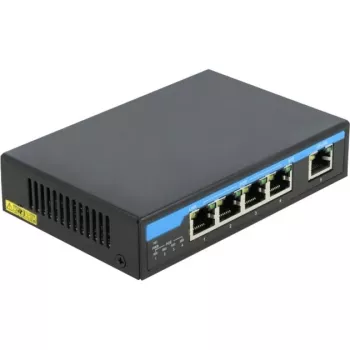 DeLOCK 87764 Gigabit Ethernet PoE tinklo jungiklis juodas