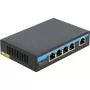 DeLOCK 87764 Gigabit Ethernet PoE tinklo jungiklis juodas