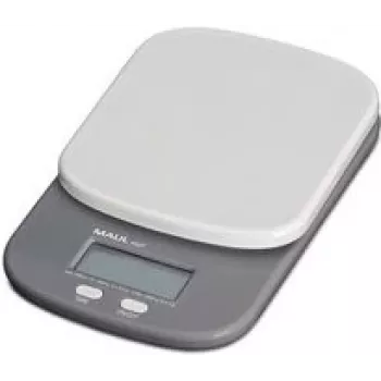 Pašto svarstyklės MAULstart su LCD ekranu – Pilka/Balta – 170 mm x 110 mm x 25 mm (1623082)