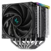 Oro procesoriaus aušintuvas DeepCool AK620 Digital SE, dvigubas bokštas, 6x Ø6 mm šilumos vamzdeliai, 2x 120 mm PWM ventiliatoriai, RGB, aukštis 161 mm