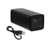 Nešiojamas powerbankas BLOW PB20G 20000mAh PD 65W, USB-C įėjimas/išėjimas, 2x USB-A išėjimai, juodas