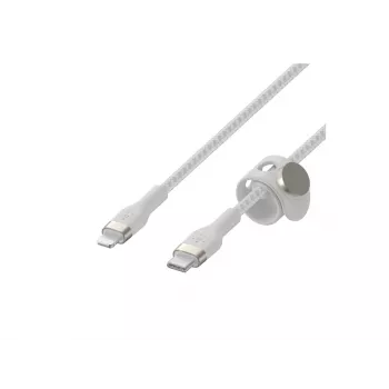 Belkin CAA011BT3MWH Lightning laidas 3 m Baltas
