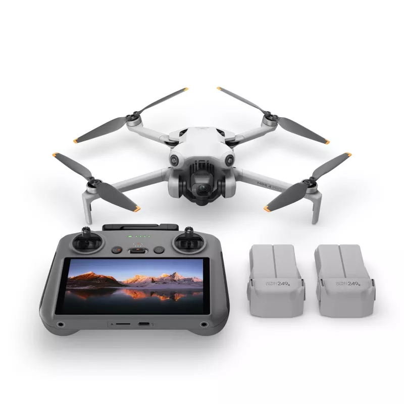 Dronas Mini 4 Pro Fly More Combo (RC 2)