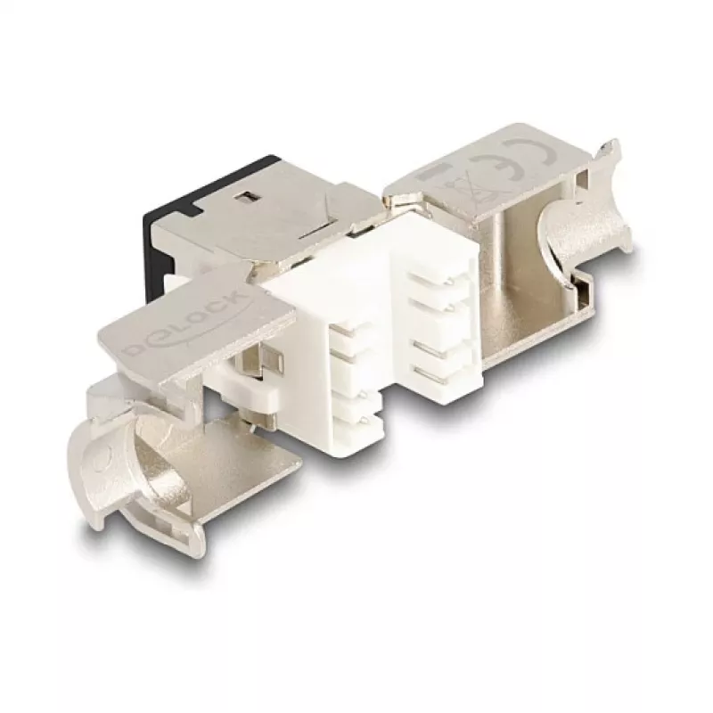DeLOCK 88118 keystone modulis plokščias juodas RJ-45 10 vnt.