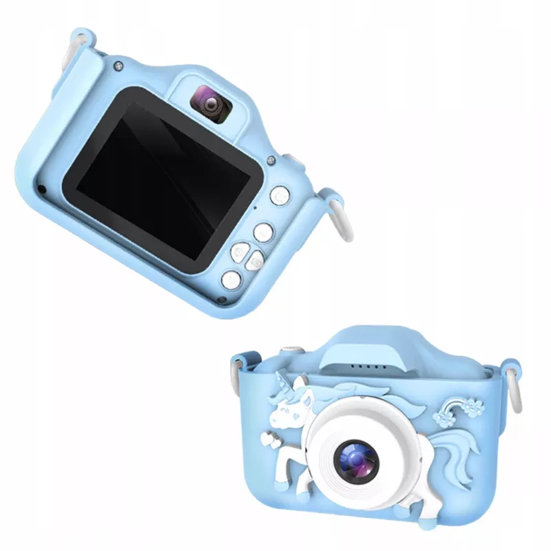 Vaikų skaitmeninis fotoaparatas Extralink Kids Camera H29 Single Blue, 1080P 30fps, 2.0 colio ekranas