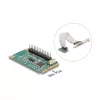 Vidinė lygiagreti sąsaja DeLOCK 95275 Mini PCI Express žalia