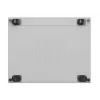 Stovimas serverio stovas LANBERG FF01-8047-12SL 47U 800x1000 mm pilkas su priekinėmis ir galinėmis stiklinėmis durelėmis bei vieta LCD ekranui