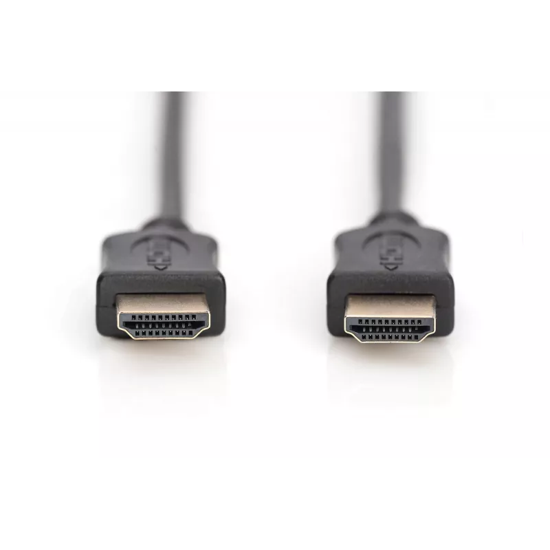 Assmann HDMI High Speed jungiamasis laidas, tipas A M/M, 5,0 m, su Ethernet, buvęs HDMI 1.4, UL, juodas, auksiniai kontaktai (AK-330114-050-S)