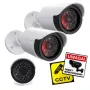 Dviejų netikrų vamzdinių kamerų rinkinys IR1800 WT
